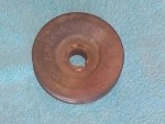 V-belt pulley for generator - used, IFA L60